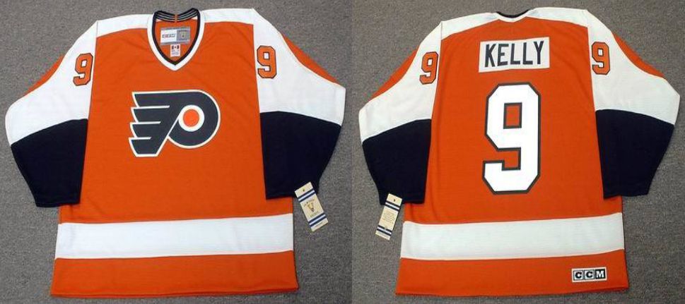 2019 Men Philadelphia Flyers #9 Kelly Orange CCM NHL jerseys